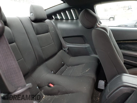 2012 Ford Mustang V6 Premium with VIN 1ZVBP8AM0C5256504, listed as a Copart auction lot 86628894 with 187,417 mi miles and Salvage Title. Bid and sale history available at carsss.com. Image 10.