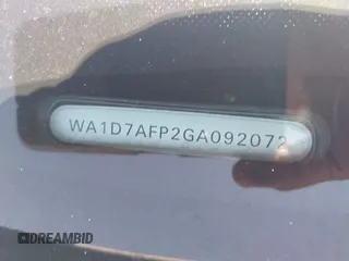 2016 Audi Q5 Premium Plus с VIN WA1D7AFP2GA092072, выставлен на аукционе IAAI как лот 42410707 с пробегом 107 961 миль миль и . История ставок и продаж доступна на DreamBid. Изображение 17.