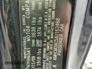2010 Hyundai Accent GS с VIN KMHCM3AC5AU163468, выставлен на аукционе Copart как лот 48479995 с пробегом 175 294 миль миль и Списание • Salvage title. История ставок и продаж доступна на DreamBid. Изображение 14.