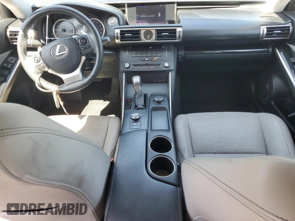 2015 Lexus IS 250 with VIN JTHBF1D23F5044819, listed as a Copart auction lot 61185585 with 183,836 mi miles and Salvage title. Bid and sale history available at DreamBid. Image 8.