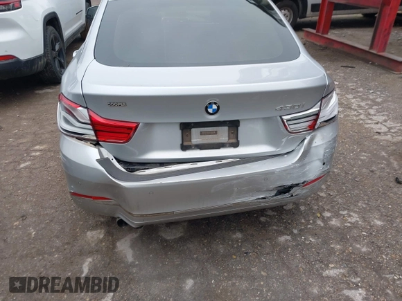 2018 BMW 4 Series 430i with VIN WBA4J1C50JBM11929, listed as a IAAI auction lot 41528161 with 52,412 mi miles. Bid and sale history available at carsss.com. Image 17.
