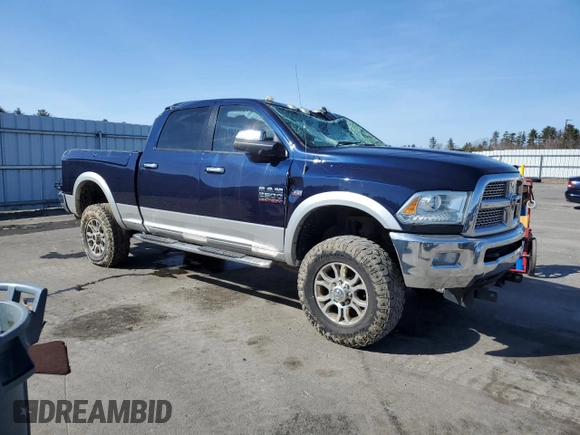 2015 Ram 2500 Laramie with VIN 3C6UR5FJ0FG552064, listed as a Copart auction lot 48611225 with 142,021 mi miles and Salvage Title. Bid and sale history available at carsss.com. Image 4.