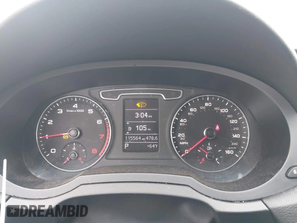 2015 Audi Q3 Premium Plus with VIN WA1EFCFS8FR002771, listed as a IAAI auction lot 42408746 with 115,564 mi miles and . Bid and sale history available at DreamBid. Image 7.