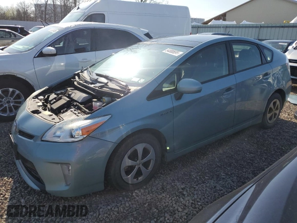 2012 Toyota Prius One with VIN JTDKN3DU3C1582795, listed as a Copart auction lot 54000695 with 267,725 mi miles and Clean Title. Bid and sale history available at carsss.com. Image 1.