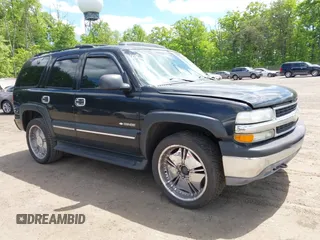 2002 Chevrolet Tahoe Z71 z VIN 1GNEK13Z62R168392, wystawiony jako IAAI lot #42219855 z przebiegiem 242 027 mil mil oraz . Historia ofert i sprzedaży dostępna na DreamBid. Obrazek 1.