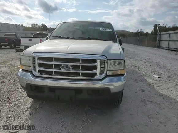 2003 Ford Super Duty F-250 XL with VIN 1FTNX20L73EA89063, listed as a Copart auction lot 78629574 with 0 mi miles and Salvage Title. Bid and sale history available at carsss.com. Image 10.
