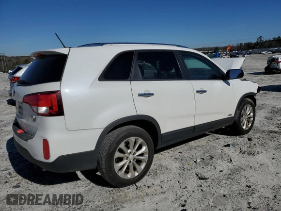 2014 Kia Sorento EX with VIN 5XYKUDA71EG432453, listed as a Copart auction lot 47379745 with 108,930 mi miles and Non Repairable. Bid and sale history available at DreamBid. Image 3.