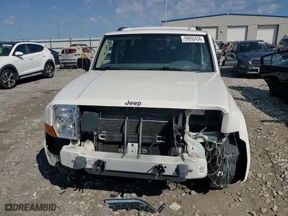 2006 Jeep Commander with VIN 1J8HG48N76C210732, listed as a Copart auction lot 59952434 with 120,092 mi miles and Salvage Title. Bid and sale history available at carsss.com. Image 12.