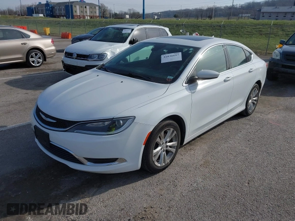 2016 Chrysler 200 Limited with VIN 1C3CCCAB1GN122910, listed as a IAAI auction lot 41836657 with 109,182 mi miles. Bid and sale history available at carsss.com. Image 18.