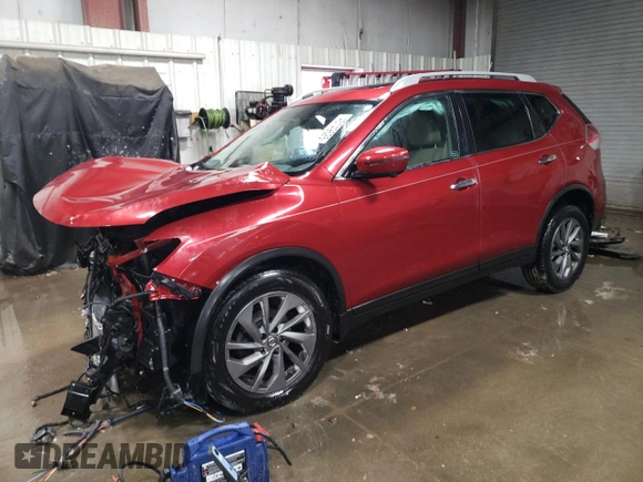 2016 Nissan Rogue SL with VIN 5N1AT2MV9GC770781, listed as a Copart auction lot 45149625 with 89,922 mi miles and Salvage Title. Bid and sale history available at DreamBid. Image 1.
