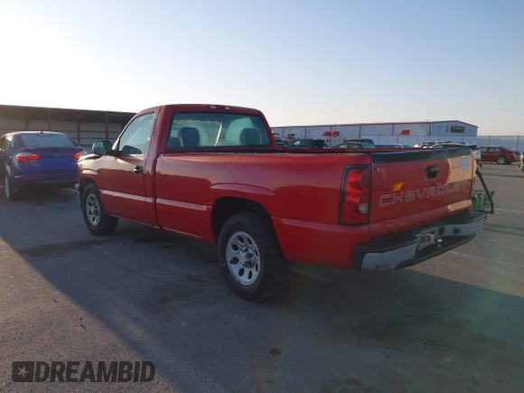 2006 Chevrolet Silverado 1500 Work Truck with VIN 3GCEC14X46G167010, listed as a IAAI auction lot 41927606 with 126,356 mi miles. Bid and sale history available at carsss.com. Image 3.