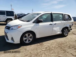2018 Toyota Sienna L with VIN 5TDZZ3DC9JS929475, listed as a Copart auction lot 48541515 with 214,337 mi miles and Salvage Title. Bid and sale history available at DreamBid. Image 1.