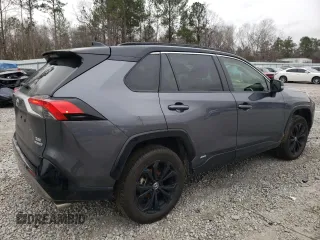 2024 Toyota RAV4 Hybrid XSE with VIN JTME6RFV0RD560232, listed as a Copart auction lot 46059075 with 50,099 mi miles and Salvage Title. Bid and sale history available at carsss.com. Image 3.
