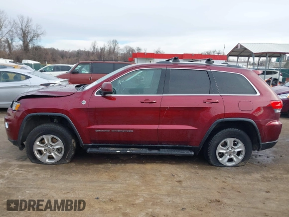 2017 Jeep Grand Cherokee Laredo with VIN 1C4RJFAG1HC844965, listed as a IAAI auction lot 41606739 with 82,144 mi miles. Bid and sale history available at carsss.com. Image 15.