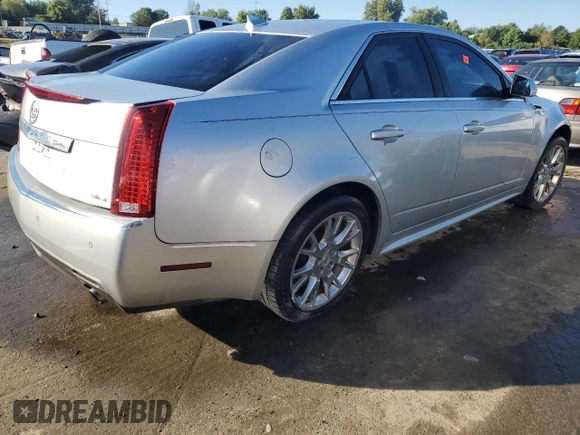 2012 Cadillac CTS Premium with VIN 1G6DS5E36C0146650, listed as a Copart auction lot 69530104 with Not Provided miles and Salvage Title. Bid and sale history available at DreamBid. Image 3.