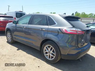 2024 Ford Edge SEL with VIN 2FMPK4J90RBA99942, listed as a IAAI auction lot 42009947 with 1 mi miles. Bid and sale history available at carsss.com. Image 3.