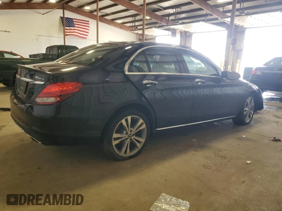 2018 Mercedes-Benz C 300 with VIN 55SWF4KB3JU280657, listed as a Copart auction lot 58184455 with Not provided miles and Salvage title. Bid and sale history available at DreamBid. Image 3.
