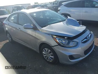 2014 Hyundai Accent GLS with VIN KMHCT4AE6EU754456, listed as a IAAI auction lot 42605637 with 175,606 mi miles and . Bid and sale history available at DreamBid. Image 1.
