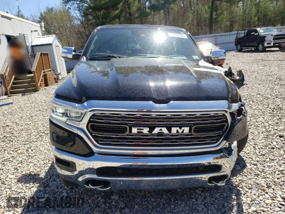 2021 Ram 1500 Limited with VIN 1C6SRFPT4MN505203, listed as a Copart auction lot 54476585 with 43,097 mi miles and Salvage title. Bid and sale history available at DreamBid. Image 5.