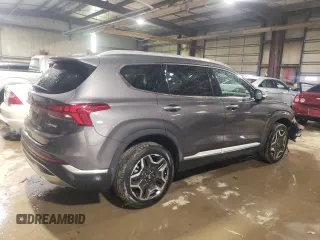 2021 Hyundai Santa Fe Hybrid Limited with VIN KM8S5DA12MU006711, listed as a Copart auction lot 39544344 with 14,145 mi miles and Salvage Title. Bid and sale history available at carsss.com. Image 3.
