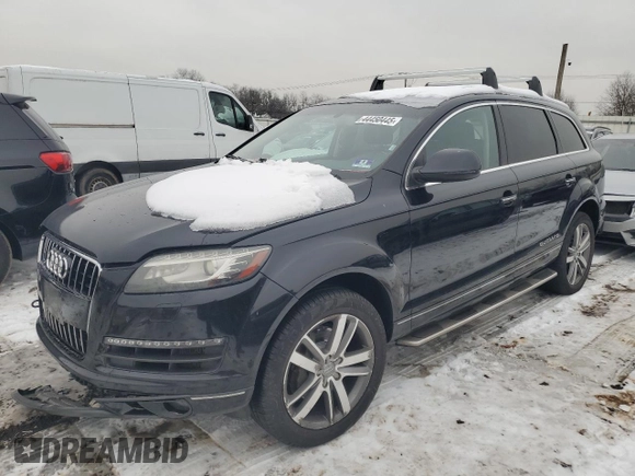2013 Audi Q7 3.0L TDI Prestige with VIN WA1VMAFE9DD013177, listed as a Copart auction lot 44450445 with 90,374 mi miles and Salvage Title. Bid and sale history available at carsss.com. Image 1.