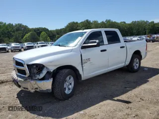 2022 Ram 1500 Tradesman with VIN 3C6RR7KG5NG375389, listed as a Copart auction lot 59513455 with 29,308 mi miles and Salvage title. Bid and sale history available at DreamBid. Image 1.
