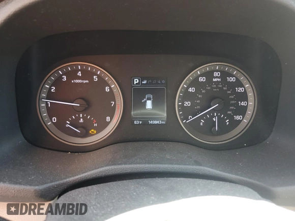 2016 Hyundai Tucson Limited with VIN KM8J33A2XGU117712, listed as a Copart auction lot 52489815 with 149,843 mi miles and Salvage Title. Bid and sale history available at carsss.com. Image 9.