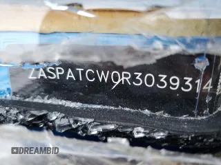 2024 Alfa Romeo Tonale Ti z VIN ZASPATCW0R3039314, wystawiony jako Copart lot #84372224 z przebiegiem Nie podano mil oraz Szkody całkowita. Historia ofert i sprzedaży dostępna na DreamBid. Obrazek 14.