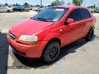 2006 Chevrolet Aveo LS with VIN KL1TD56636B682497, listed as a Copart auction lot 58052955 with 236,917 mi miles and Salvage title. Bid and sale history available at DreamBid. Image 1.