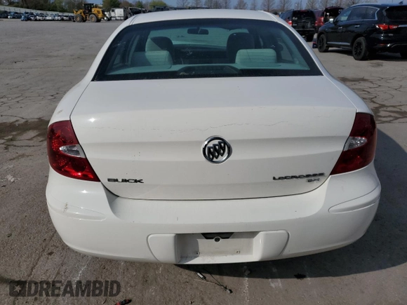 2006 Buick LaCrosse CX with VIN 2G4WC552761241667, listed as a Copart auction lot 51165105 with 153,452 mi miles and Salvage Title. Bid and sale history available at carsss.com. Image 6.