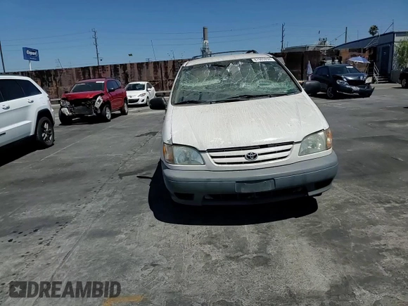 2002 Toyota Sienna CE with VIN 4T3ZF19C62U485929, listed as a Copart auction lot 67965094 with 182,387 mi miles and Salvage Title. Bid and sale history available at carsss.com. Image 12.