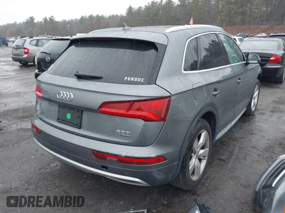 2018 Audi Q5 Premium Plus with VIN WA1BNAFY8J2087305, listed as a IAAI auction lot 41961830 with 128,163 mi miles. Bid and sale history available at carsss.com. Image 4.