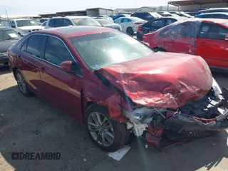 2017 Toyota Camry XLE with VIN 4T1BF1FK7HU796641, listed as a IAAI auction lot 41793040 with 117,282 mi miles. Bid and sale history available at carsss.com. Image 1.