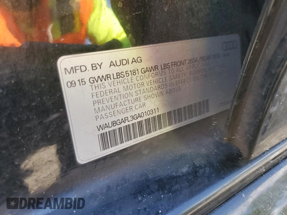 2016 Audi S4 Premium Plus z VIN WAUBGAFL3GA010311, wystawiony jako Copart lot #67876343 z przebiegiem 77 920 mil mil oraz . Historia ofert i sprzedaży dostępna na DreamBid. Obrazek 12.