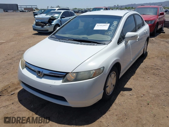 2007 Honda Civic with VIN JHMFA36237S026607, listed as a IAAI auction lot 42492863 with 218,162 mi miles and . Bid and sale history available at DreamBid. Image 6.