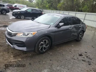 2016 Honda Accord Sedan LX with VIN 1HGCR2F38GA184576, listed as a Copart auction lot 51124595 with 138,632 mi miles and Salvage Title. Bid and sale history available at carsss.com. Image 1.