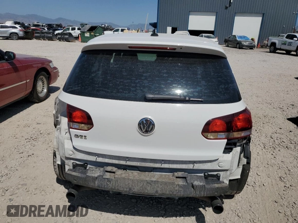 2012 Volkswagen Golf GTI Autobahn with VIN WVWHV7AJ7CW291246, listed as a Copart auction lot 61469265 with 137,884 mi miles and Salvage title. Bid and sale history available at DreamBid. Image 6.