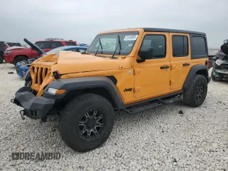2021 Jeep Wrangler Unlimited Sport S z VIN 1C4HJXDN7MW693733, wystawiony jako Copart lot #51416665 z przebiegiem Nie podano mil oraz Szkoda całkowita • Salvage title. Historia ofert i sprzedaży dostępna na DreamBid. Obrazek 1.
