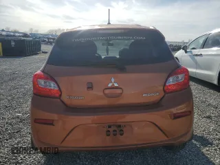 2018 Mitsubishi Mirage ES with VIN ML32A3HJ3JH000276, listed as a Copart auction lot 52456705 with 87,774 mi miles and Salvage title. Bid and sale history available at DreamBid. Image 6.