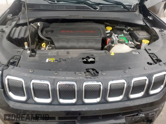 2022 Jeep Compass Latitude Lux with VIN 3C4NJDFB1NT218753, listed as a Copart auction lot 59378005 with 52,472 mi miles and Clean title. Bid and sale history available at DreamBid. Image 12.