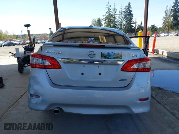 2013 Nissan Sentra S with VIN 3N1AB7AP9DL731315, listed as a IAAI auction lot 42033994 with 24,557 mi miles and . Bid and sale history available at DreamBid. Image 17.