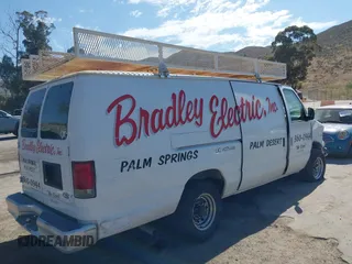 1999 Ford Econoline Cargo with VIN 1FTSS34L7XHB24142, listed as a IAAI auction lot 39660607 with 197,386 mi miles and . Bid and sale history available at DreamBid. Image 4.