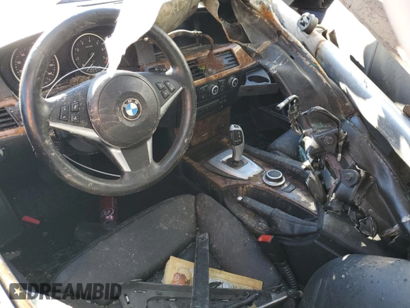 2008 BMW 5 Series 535xiT with VIN WBAPT73528CX01121, listed as a Copart auction lot 56124785 with Not provided miles and Non repairable. Bid and sale history available at DreamBid. Image 8.