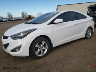 2013 Hyundai Elantra Coupe GS PZEV with VIN KMHDH6AEXDU022282, listed as a Copart auction lot 72997404 with 217,634 mi miles and Salvage Title. Bid and sale history available at carsss.com. Image 1.