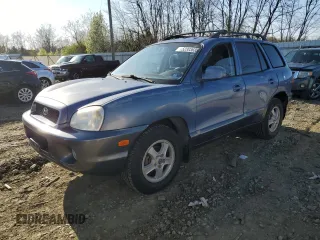 2002 Hyundai Santa Fe GLS with VIN KM8SC13D72U229643, listed as a Copart auction lot 52303635 with 71,912 mi miles and Salvage Title. Bid and sale history available at carsss.com. Image 1.