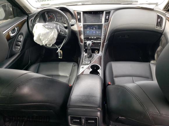 2019 Infiniti Q50 Luxe z VIN JN1EV7AR9KM555279, wystawiony jako Copart lot #53832605 z przebiegiem 96 415 mil mil oraz Szkoda całkowita • Salvage title. Historia ofert i sprzedaży dostępna na DreamBid. Obrazek 8.