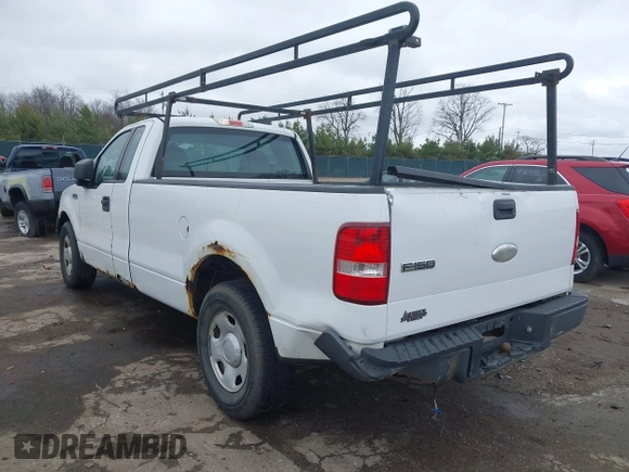 2007 Ford F-150 XL with VIN 1FTRF12207NA87325, listed as a IAAI auction lot 41918907 with 283,681 mi miles. Bid and sale history available at carsss.com. Image 6.
