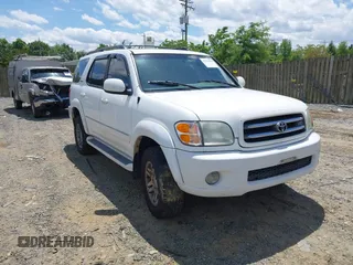 2003 Toyota Sequoia Limited with VIN 5TDBT48A63S194636, listed as a IAAI auction lot 42213006 with 180,699 mi miles and . Bid and sale history available at DreamBid. Image 1.