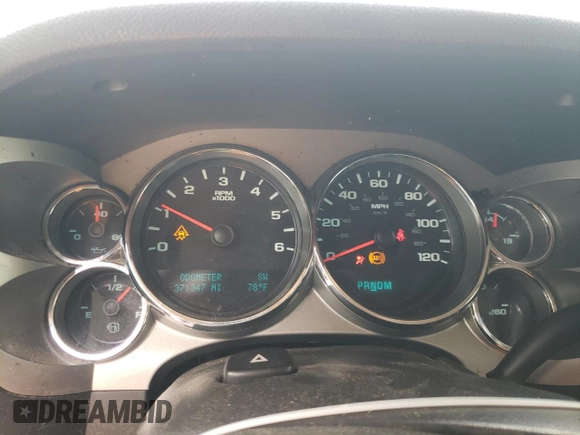 2011 Chevrolet Silverado 1500 LT with VIN 3GCPKSE35BG298230, listed as a Copart auction lot 53154235 with 371,347 mi miles and Salvage Title. Bid and sale history available at DreamBid. Image 9.