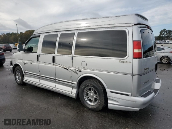 2003 Chevrolet Express Cargo YF7 Upfitter with VIN 1GBFG15T031162552, listed as a Copart auction lot 79677874 with 187,193 mi miles and Salvage title. Bid and sale history available at DreamBid. Image 2.